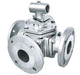 Επαγγελματική Trunnion 3 τρόπων βαλβίδα σφαιρών με το χτύπημα - έξω μίσχος απόδειξης