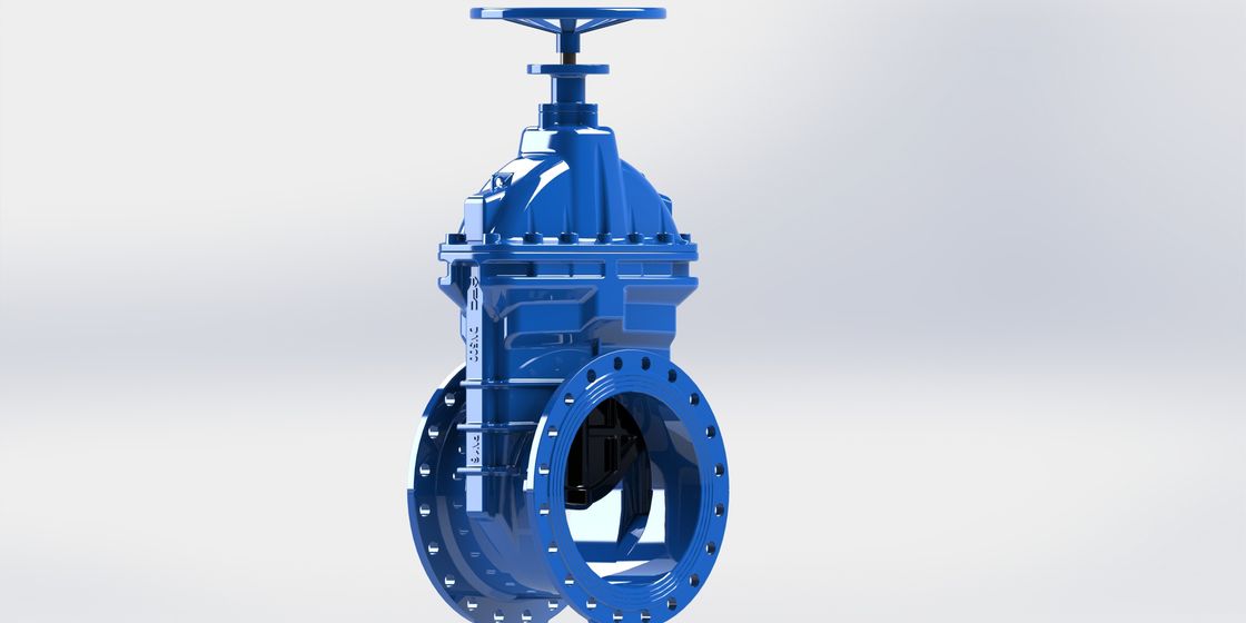 Χρησιμοποιημένη Handwheel βαλβίδα πυλών AWWA, χαμηλή ελαστική καθισμένη βαλβίδα ροπής